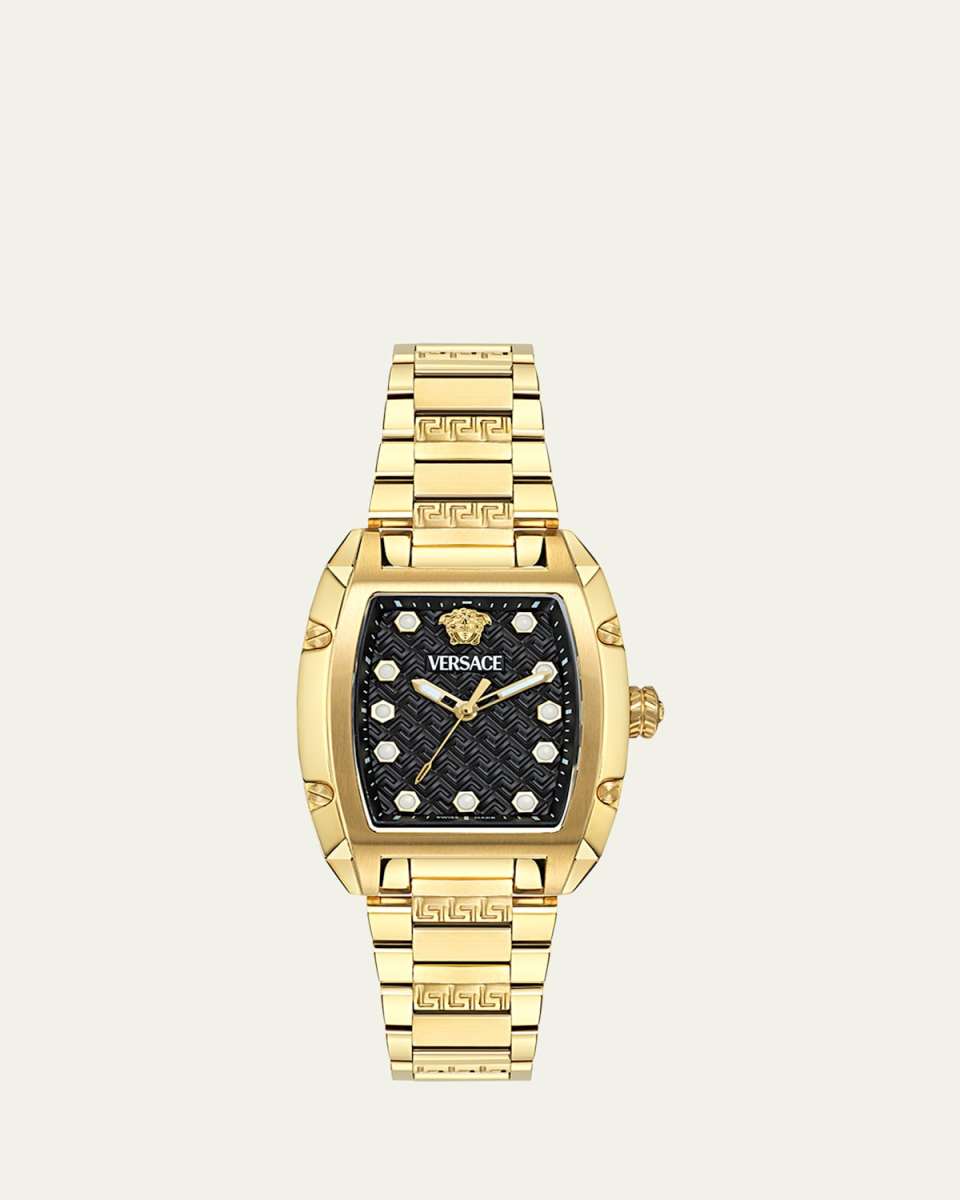 Dominus IP Yellow Gold Bracelet Watch, 44.8mm x 36mm